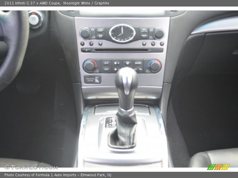 Moonlight White / Graphite 2011 Infiniti G 37 x AWD Coupe