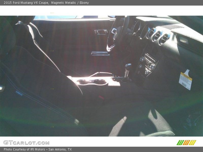 Magnetic Metallic / Ebony 2015 Ford Mustang V6 Coupe