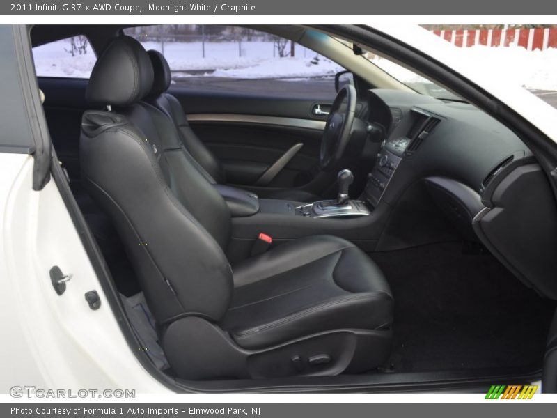 Moonlight White / Graphite 2011 Infiniti G 37 x AWD Coupe