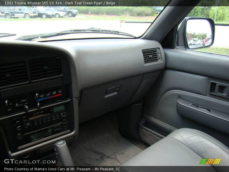 Dark Teal Green Pearl / Beige 1993 Toyota 4Runner SR5 V6 4x4