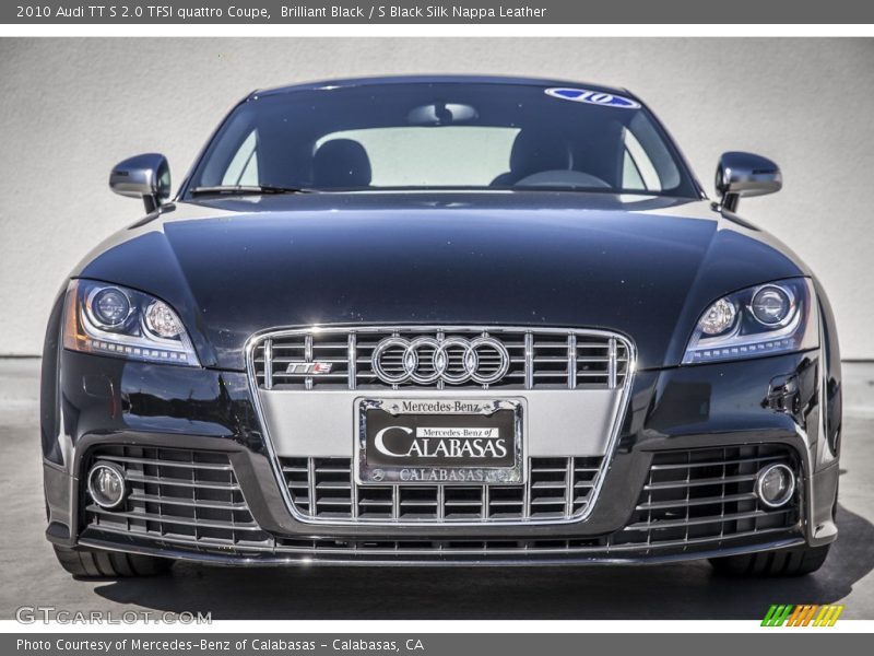 Brilliant Black / S Black Silk Nappa Leather 2010 Audi TT S 2.0 TFSI quattro Coupe