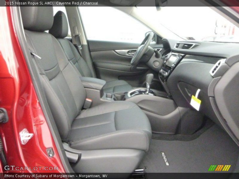 Cayenne Red / Charcoal 2015 Nissan Rogue SL AWD