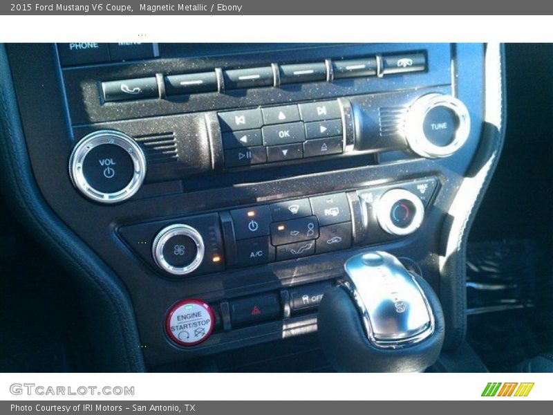 Magnetic Metallic / Ebony 2015 Ford Mustang V6 Coupe