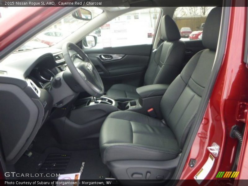 Cayenne Red / Charcoal 2015 Nissan Rogue SL AWD