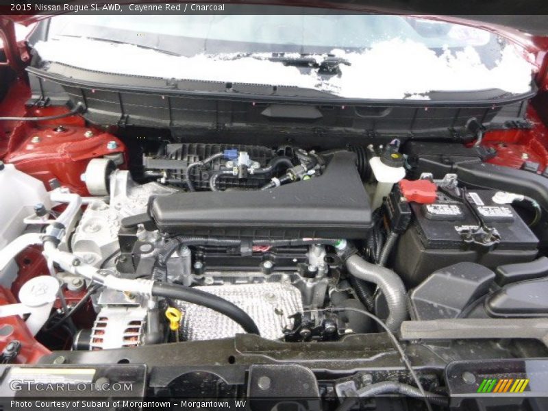 Cayenne Red / Charcoal 2015 Nissan Rogue SL AWD
