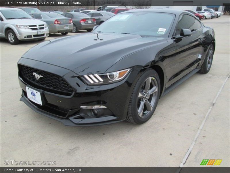 Black / Ebony 2015 Ford Mustang V6 Coupe