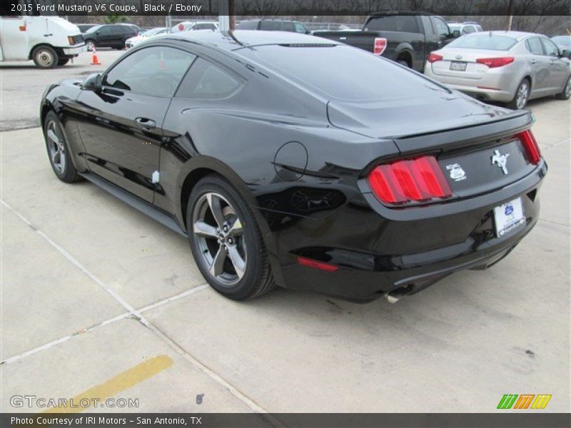 Black / Ebony 2015 Ford Mustang V6 Coupe
