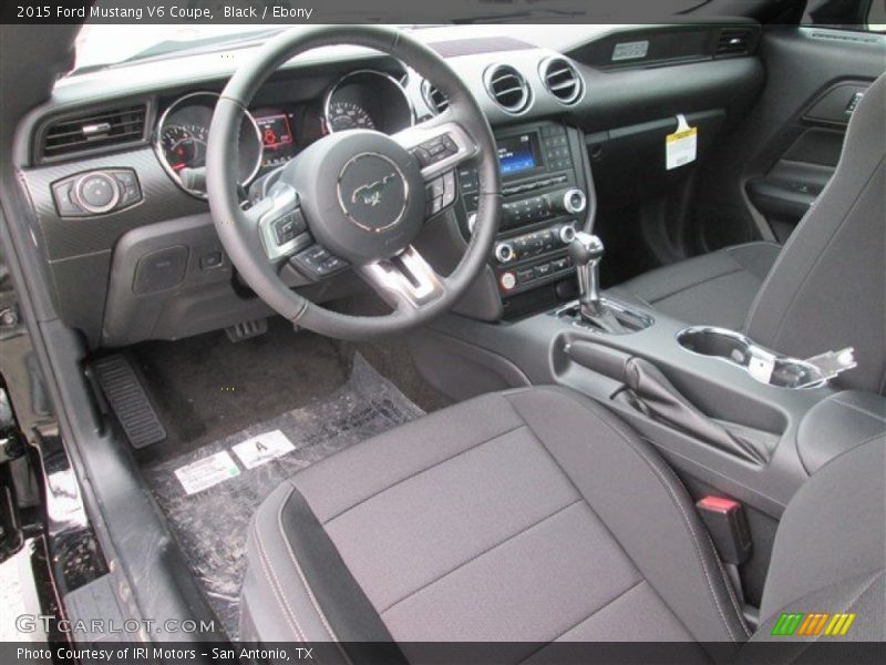 Black / Ebony 2015 Ford Mustang V6 Coupe