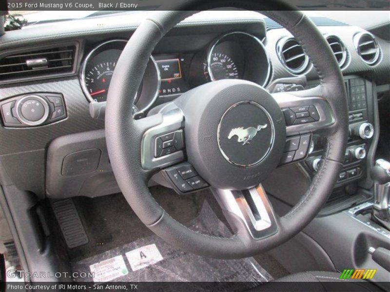 Black / Ebony 2015 Ford Mustang V6 Coupe