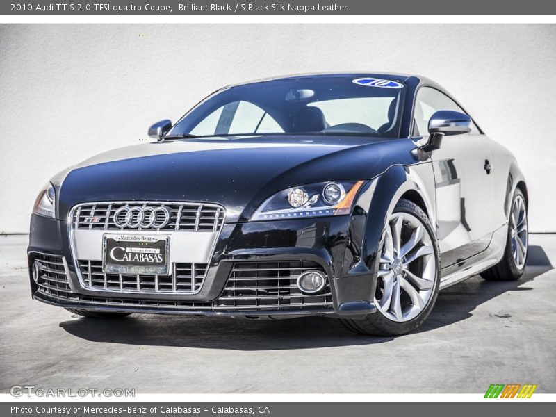 Brilliant Black / S Black Silk Nappa Leather 2010 Audi TT S 2.0 TFSI quattro Coupe