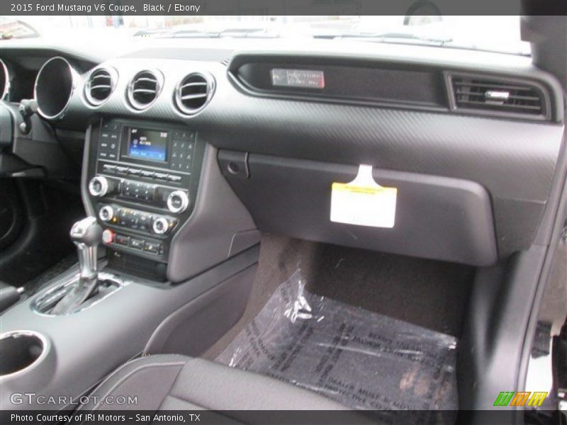 Black / Ebony 2015 Ford Mustang V6 Coupe