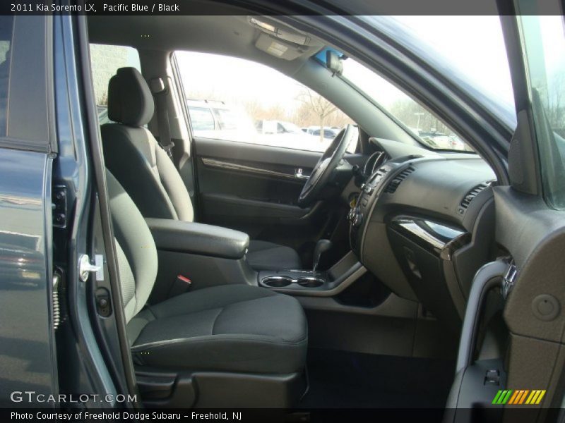 Pacific Blue / Black 2011 Kia Sorento LX