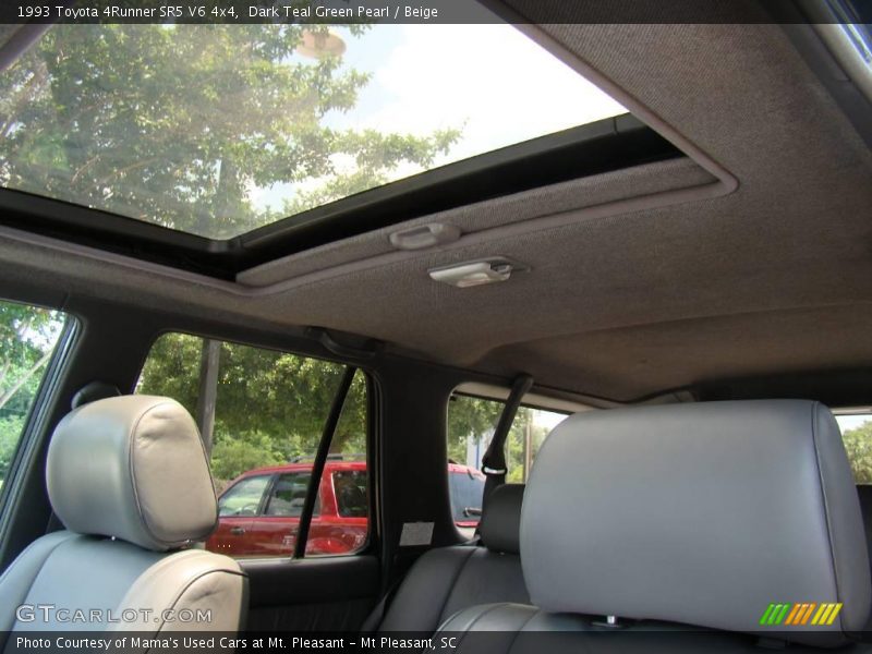Dark Teal Green Pearl / Beige 1993 Toyota 4Runner SR5 V6 4x4