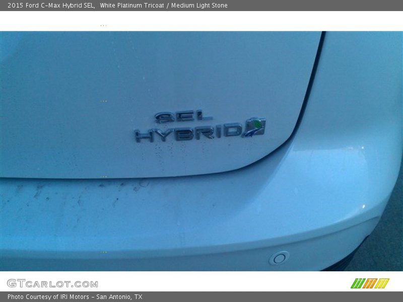 White Platinum Tricoat / Medium Light Stone 2015 Ford C-Max Hybrid SEL