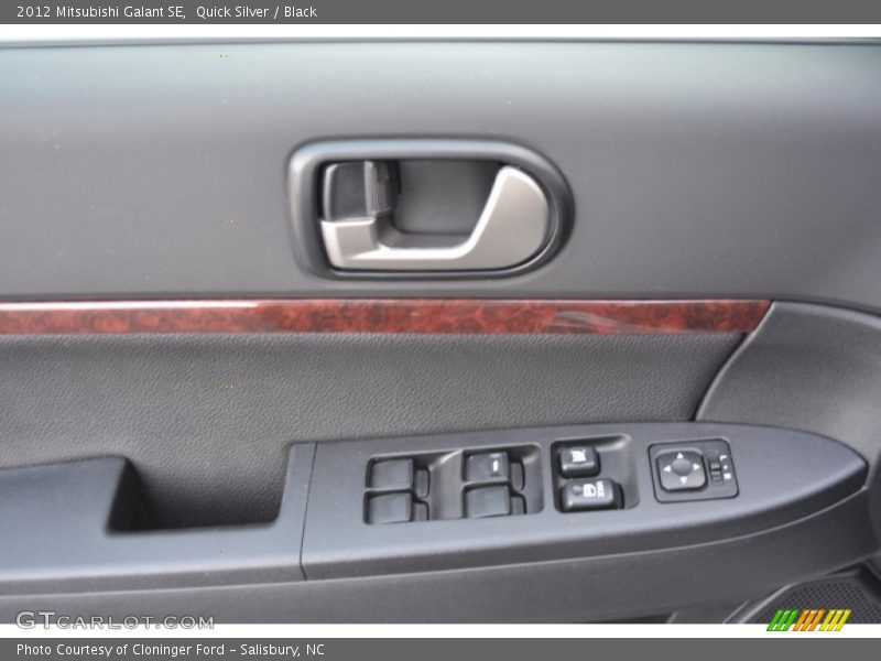 Quick Silver / Black 2012 Mitsubishi Galant SE