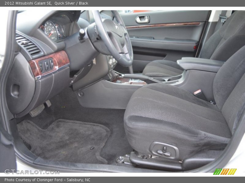 Quick Silver / Black 2012 Mitsubishi Galant SE