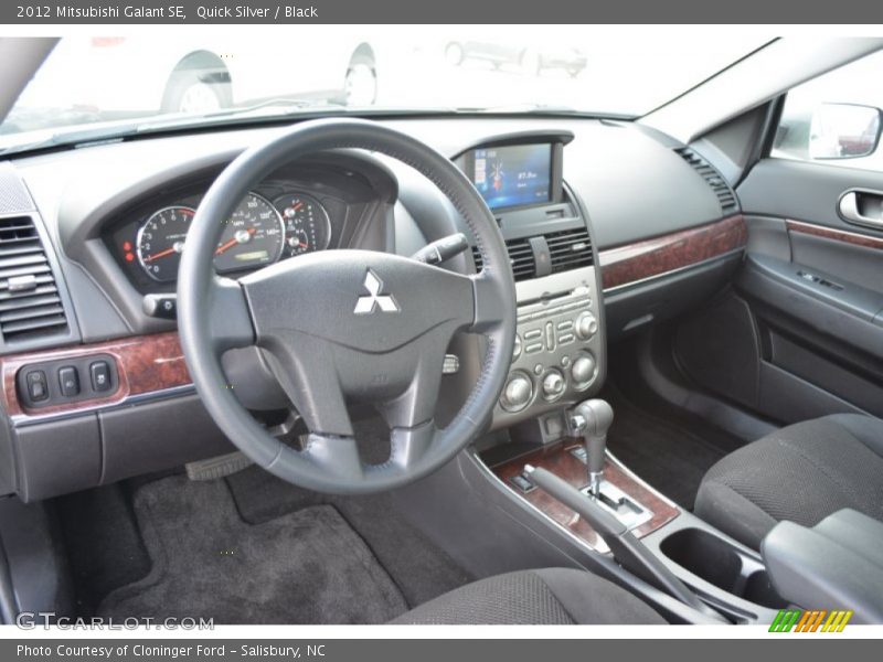 Quick Silver / Black 2012 Mitsubishi Galant SE