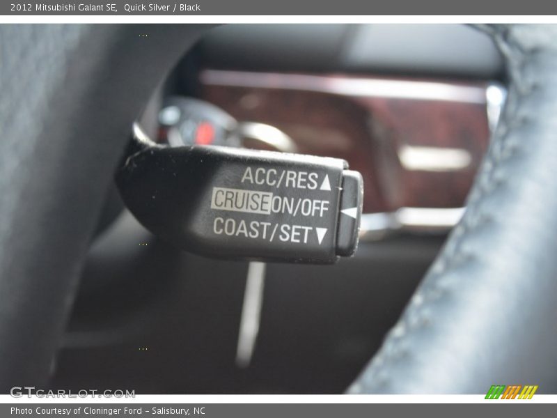 Quick Silver / Black 2012 Mitsubishi Galant SE