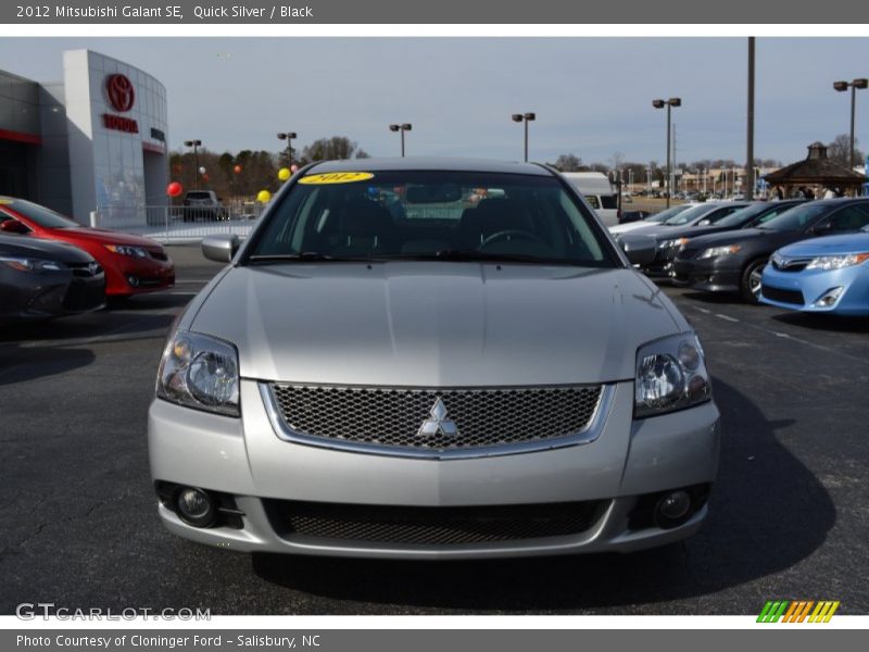 Quick Silver / Black 2012 Mitsubishi Galant SE