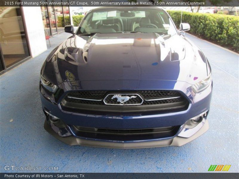 50th Anniversary Kona Blue Metallic / 50th Anniversary Cashmere 2015 Ford Mustang 50th Anniversary GT Coupe