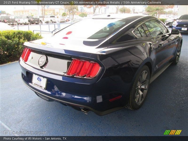 50th Anniversary Kona Blue Metallic / 50th Anniversary Cashmere 2015 Ford Mustang 50th Anniversary GT Coupe