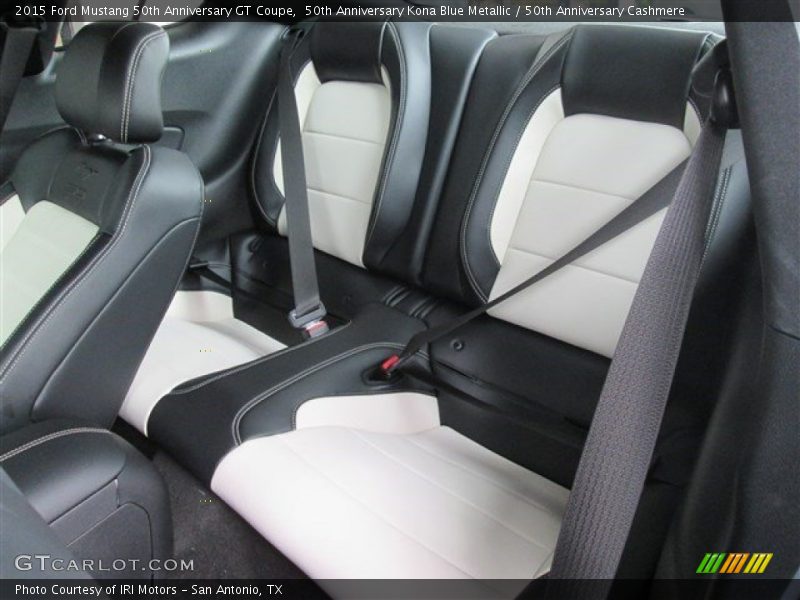 Rear Seat of 2015 Mustang 50th Anniversary GT Coupe