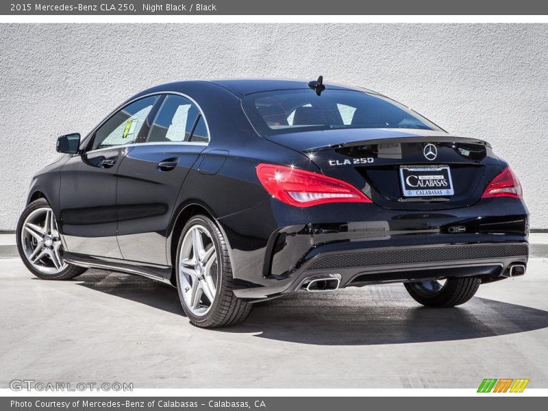 Night Black / Black 2015 Mercedes-Benz CLA 250