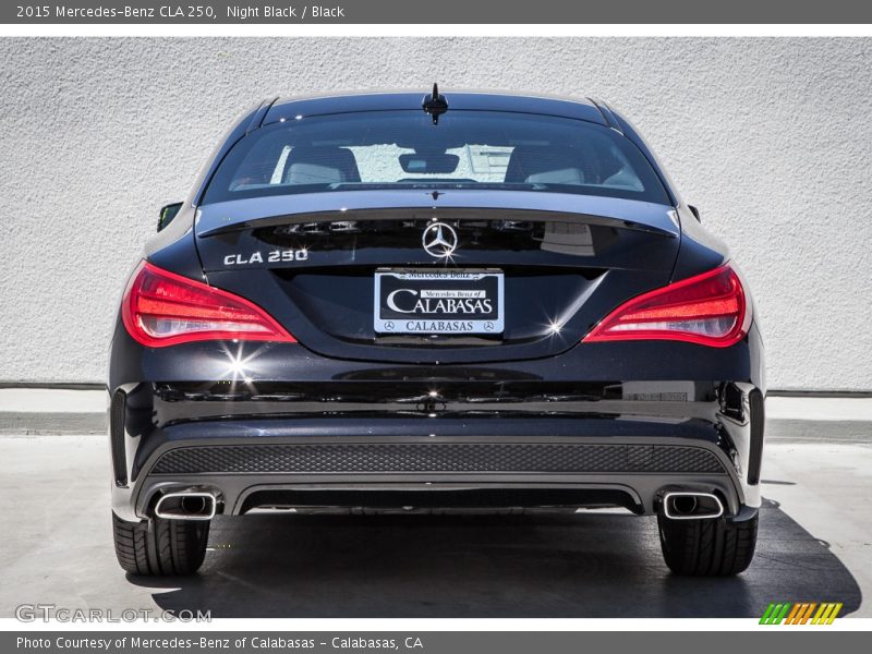 Night Black / Black 2015 Mercedes-Benz CLA 250