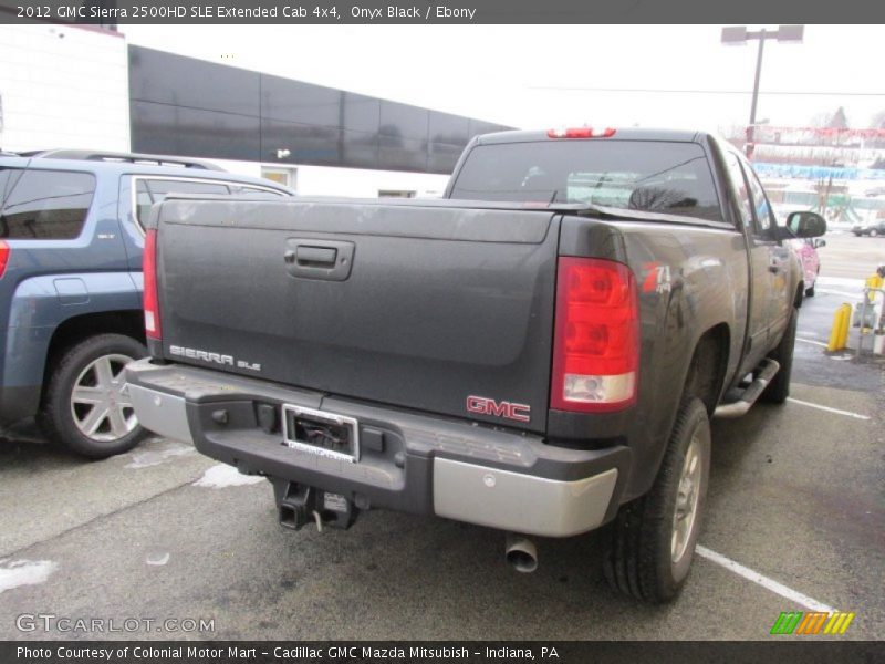 Onyx Black / Ebony 2012 GMC Sierra 2500HD SLE Extended Cab 4x4