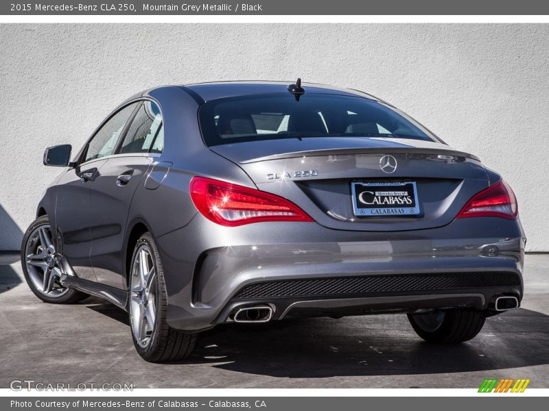 Mountain Grey Metallic / Black 2015 Mercedes-Benz CLA 250
