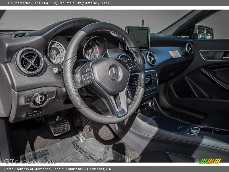 Mountain Grey Metallic / Black 2015 Mercedes-Benz CLA 250