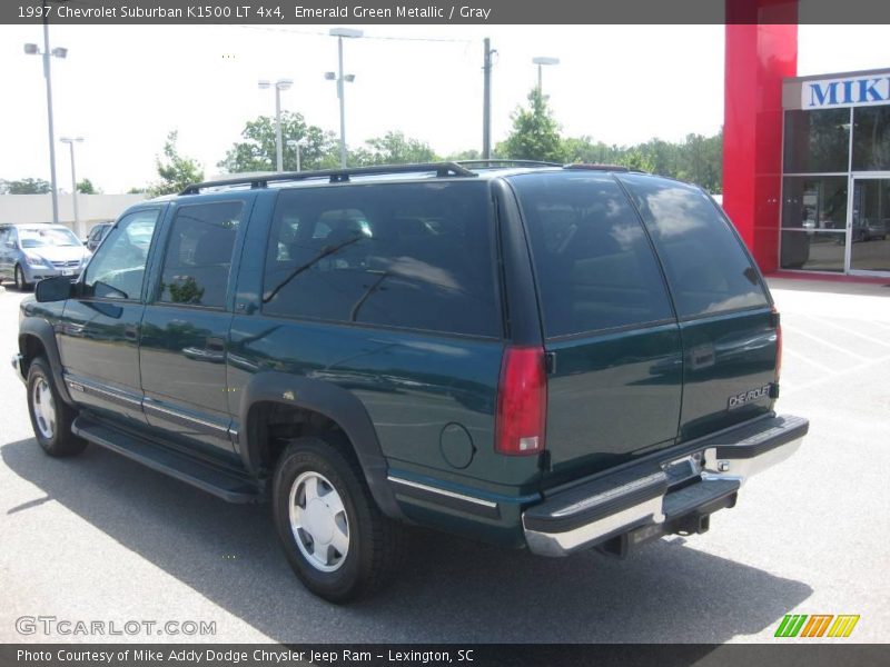 Emerald Green Metallic / Gray 1997 Chevrolet Suburban K1500 LT 4x4
