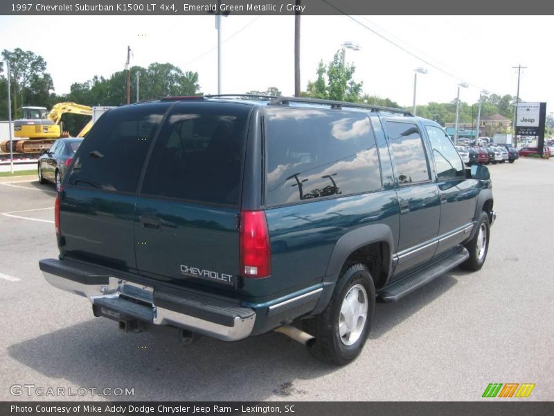 Emerald Green Metallic / Gray 1997 Chevrolet Suburban K1500 LT 4x4