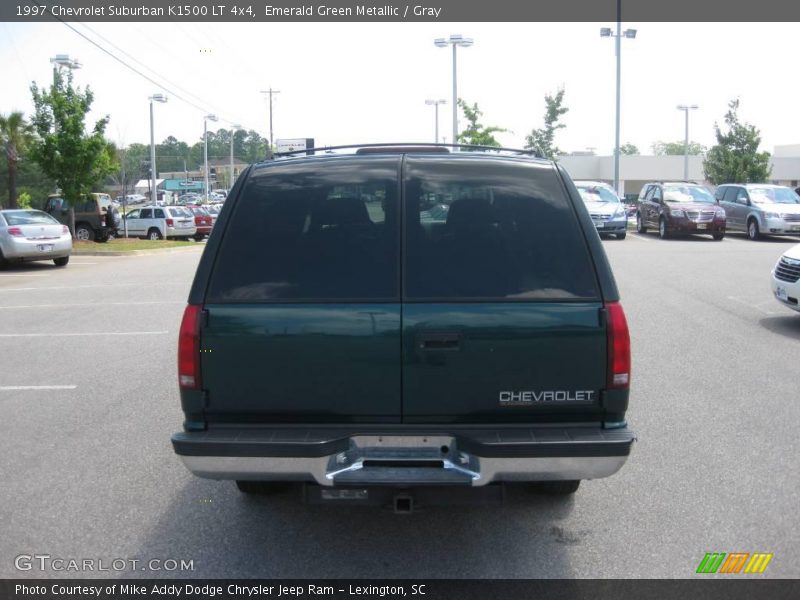 Emerald Green Metallic / Gray 1997 Chevrolet Suburban K1500 LT 4x4