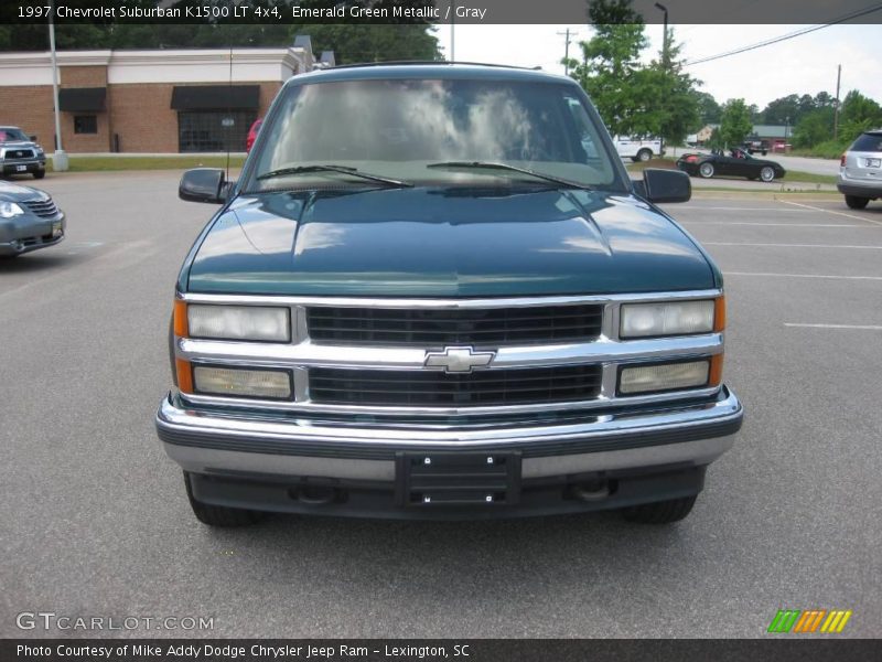 Emerald Green Metallic / Gray 1997 Chevrolet Suburban K1500 LT 4x4