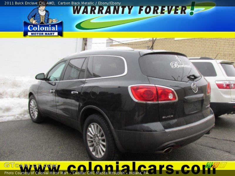 Carbon Black Metallic / Ebony/Ebony 2011 Buick Enclave CXL AWD