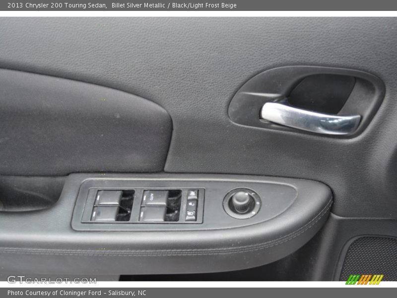 Billet Silver Metallic / Black/Light Frost Beige 2013 Chrysler 200 Touring Sedan
