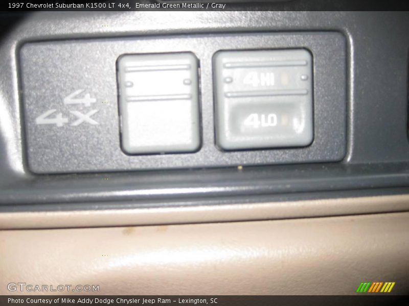 Emerald Green Metallic / Gray 1997 Chevrolet Suburban K1500 LT 4x4