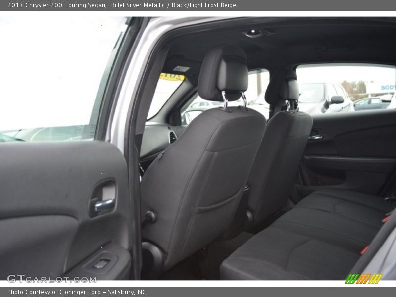 Billet Silver Metallic / Black/Light Frost Beige 2013 Chrysler 200 Touring Sedan
