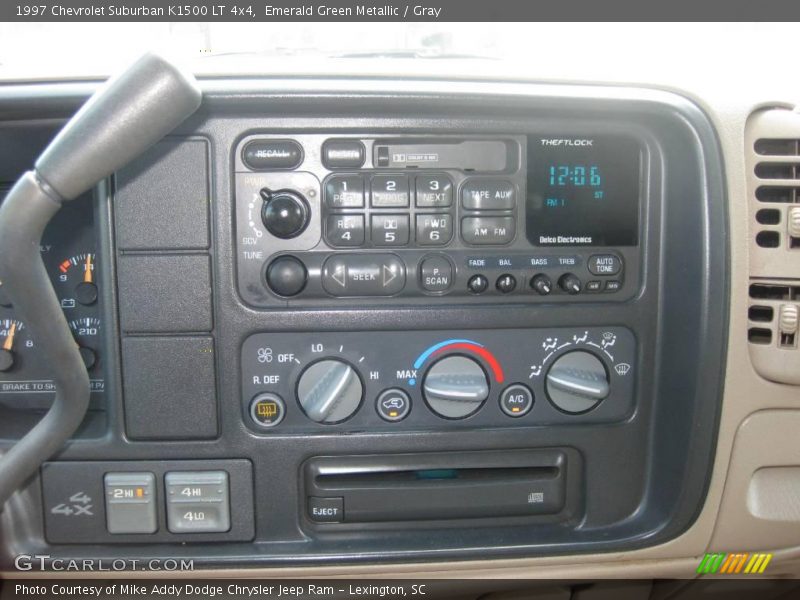 Emerald Green Metallic / Gray 1997 Chevrolet Suburban K1500 LT 4x4