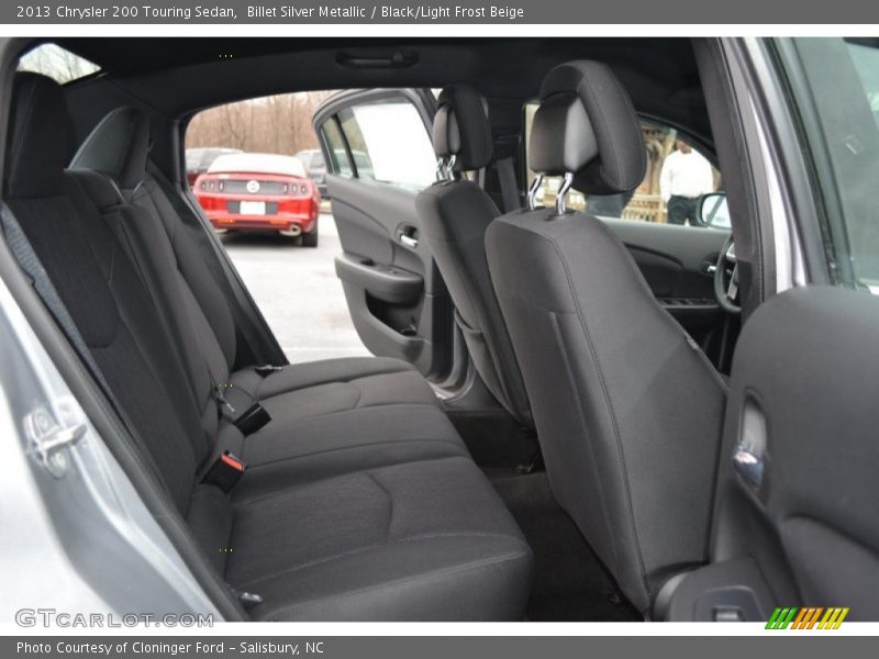 Billet Silver Metallic / Black/Light Frost Beige 2013 Chrysler 200 Touring Sedan