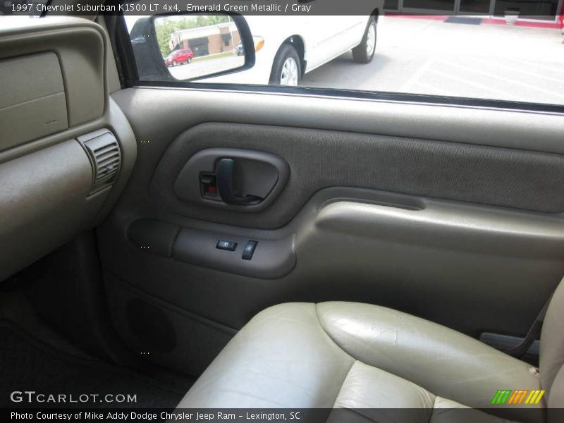 Emerald Green Metallic / Gray 1997 Chevrolet Suburban K1500 LT 4x4