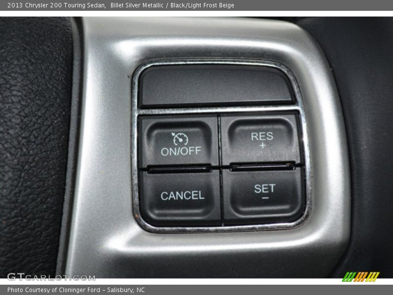 Billet Silver Metallic / Black/Light Frost Beige 2013 Chrysler 200 Touring Sedan