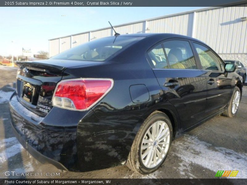 Crystal Black Silica / Ivory 2015 Subaru Impreza 2.0i Premium 4 Door