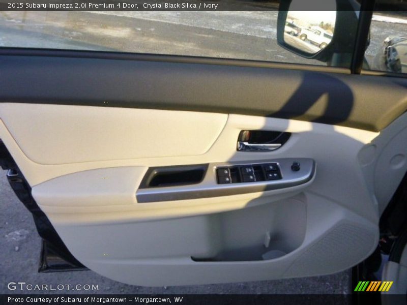 Crystal Black Silica / Ivory 2015 Subaru Impreza 2.0i Premium 4 Door