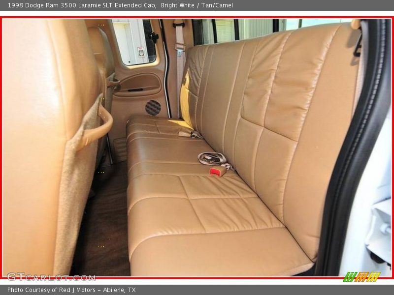 Bright White / Tan/Camel 1998 Dodge Ram 3500 Laramie SLT Extended Cab