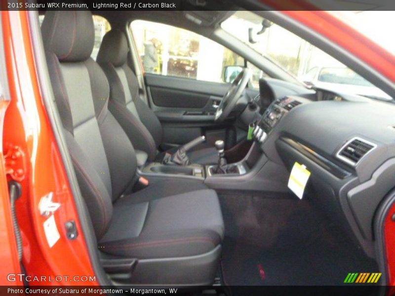 Front Seat of 2015 WRX Premium