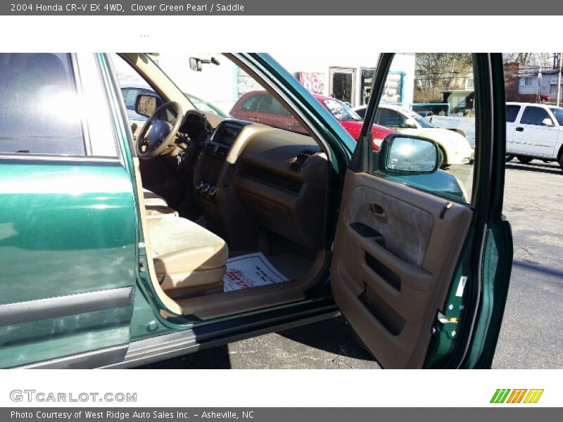 Clover Green Pearl / Saddle 2004 Honda CR-V EX 4WD