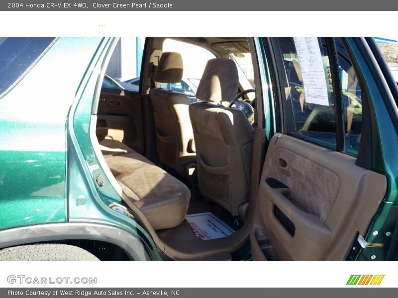 Clover Green Pearl / Saddle 2004 Honda CR-V EX 4WD