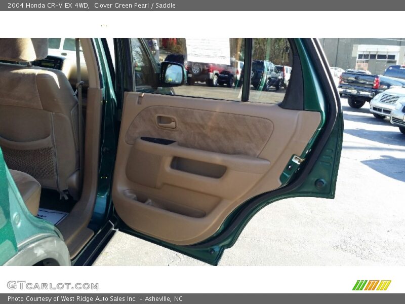Clover Green Pearl / Saddle 2004 Honda CR-V EX 4WD